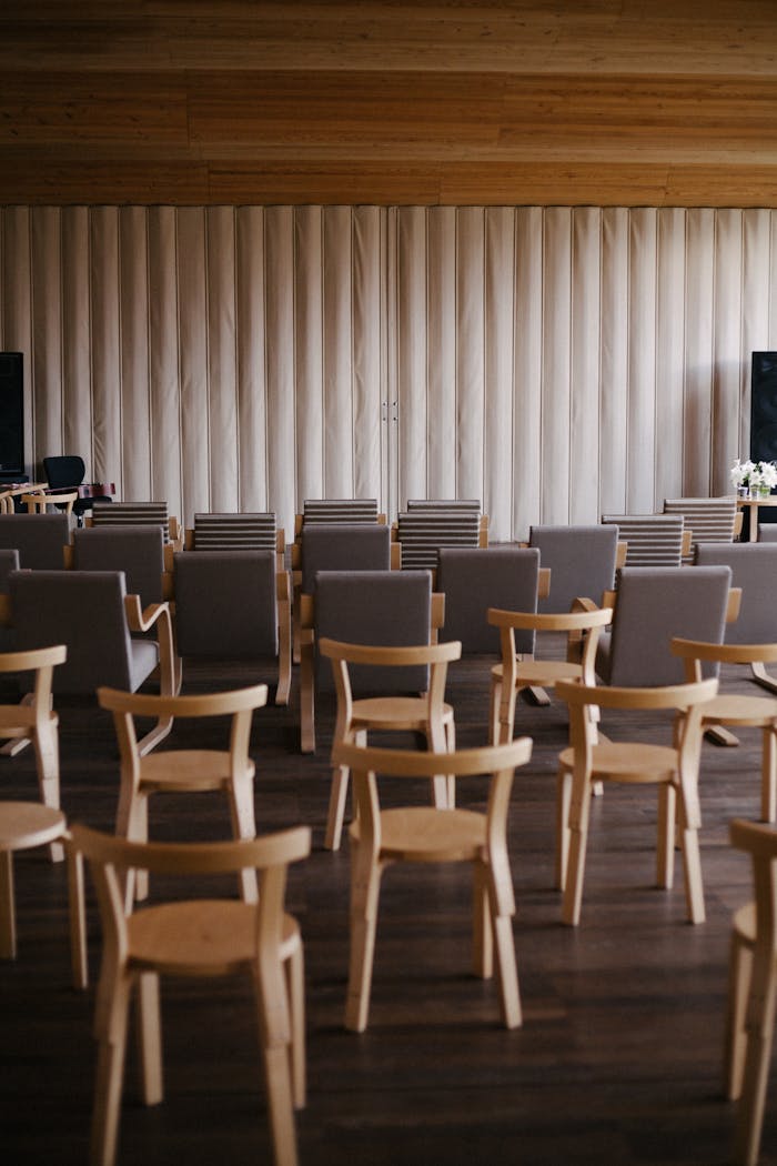 Chairs in front of Stage 